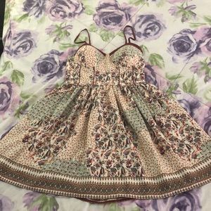 Spaghetti strap mini dress